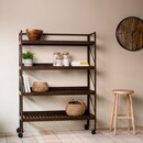 Umi Extra Large Iron Shelf Unit on Wheels from Accessories for the Home