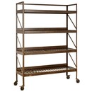 Umi Extra Large Iron Shelf Unit on Wheels from Accessories for the Home