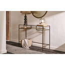 Nakuru Brass and Glass Console Table from Accessories for the Home