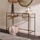 Nakuru Brass and Glass Console Table from Accessories for the Home
