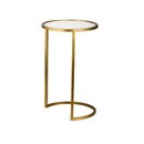 Nakuru Brass and Glass Nesting Circular Tables - Set of 2 from Accessories for the Home