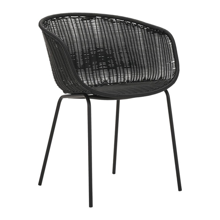 Hapur Wicker Armchair - Natural or Black from Accessories for the Home