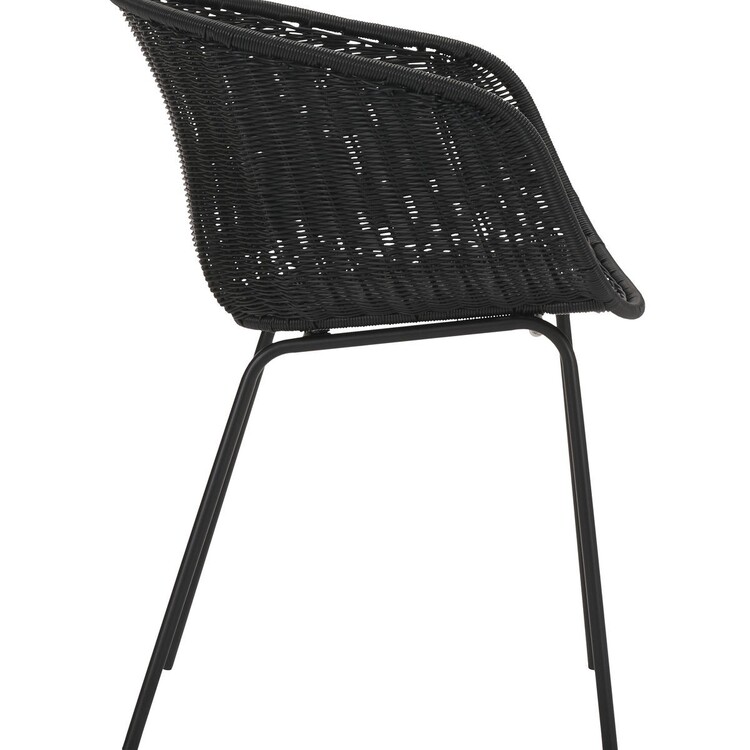 Hapur Wicker Armchair - Natural or Black from Accessories for the Home