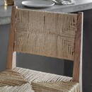 Lohanda Natural Acacia Wood and Grass Counter Stool from Accessories for the Home