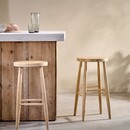 Mengwi Natural Mango Wood Bar Stool from Accessories for the Home