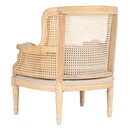 Kaziria Cane and Linen Armchair - Natural from Accessories for the Home