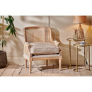 Kaziria Cane and Linen Armchair - Natural from Accessories for the Home