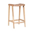 Adembi Woven Leather Counter Stool from Accessories for the Home