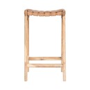 Adembi Woven Leather Counter Stool from Accessories for the Home