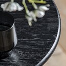 Stella Black Wood and Rattan Bedside Table from Accessories for the Home