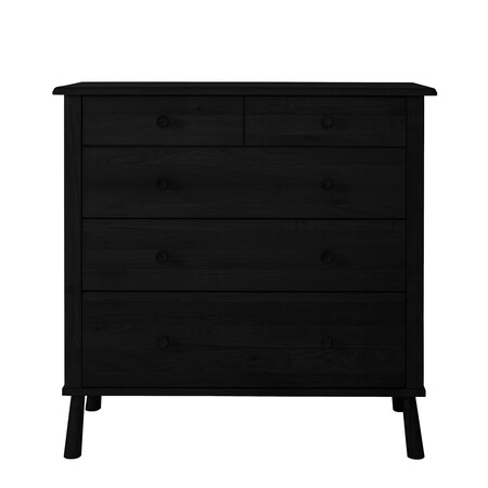 Laholm Black Oak Chest of Drawers from Accessories for the Home 2