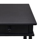 Laholm Black Oak Bedside Table with Drawer from Accessories for the Home