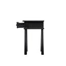 Laholm Black Oak Bedside Table with Drawer from Accessories for the Home