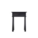 Laholm Black Oak Bedside Table with Drawer from Accessories for the Home