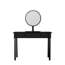 Laholm Black Oak Dressing Table from Accessories for the Home