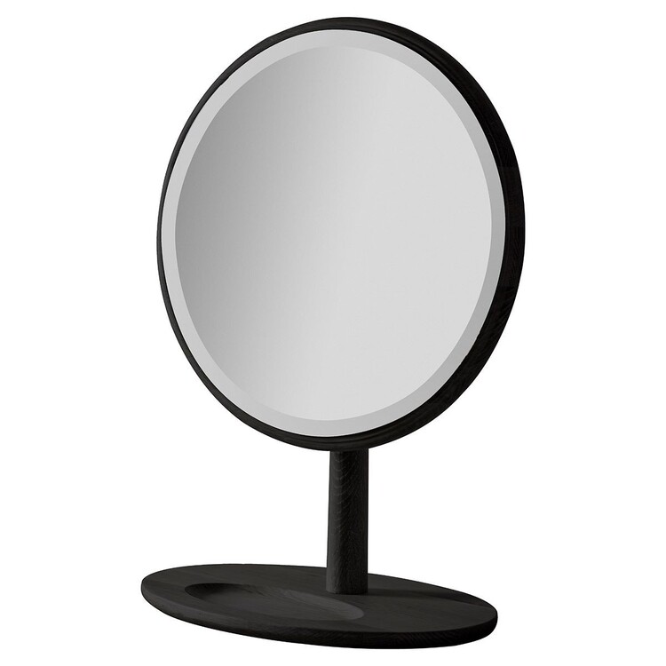 Laholm Black Oak Dressing Table Mirror from Accessories for the Home