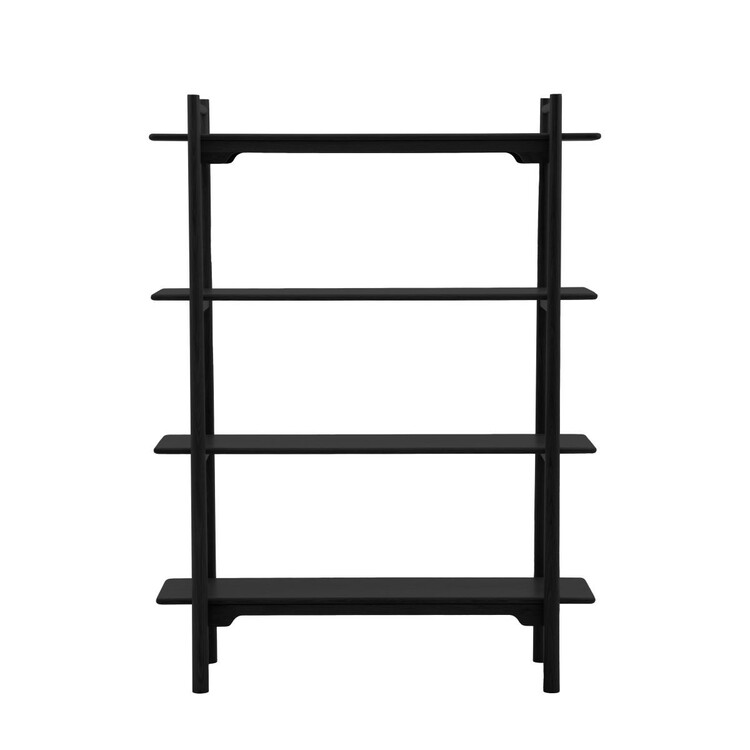 Laholm Black Oak Open Display Unit from Accessories for the Home