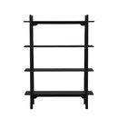 Laholm Black Oak Open Display Unit from Accessories for the Home