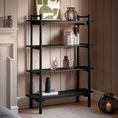 Laholm Black Oak Open Display Unit from Accessories for the Home