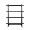 Laholm Black Oak Open Display Unit from Accessories for the Home