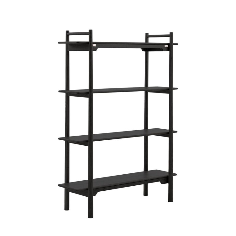 Laholm Black Oak Open Display Unit from Accessories for the Home