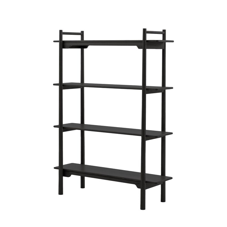 Laholm Black Oak Open Display Unit from Accessories for the Home