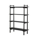 Laholm Black Oak Open Display Unit from Accessories for the Home