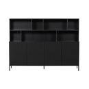 Woood Gravure Wall Cabinet- Black, Natural, Espresso or Dust from Accessories for the Home