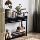 Nordal Moss Black Mango Wood Console Table from Accessories for the Home