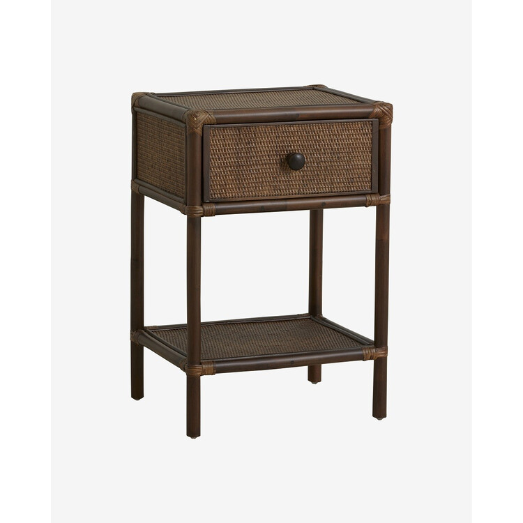 Nordal Hayes Bamboo and Rattan Bedside Table from Accessories for the Home Nordal Hayes Bamboo and Rattan Bedside Table from Accessories for the Home