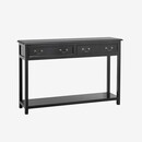 Nordal Moss Black Mango Wood Console Table from Accessories for the Home