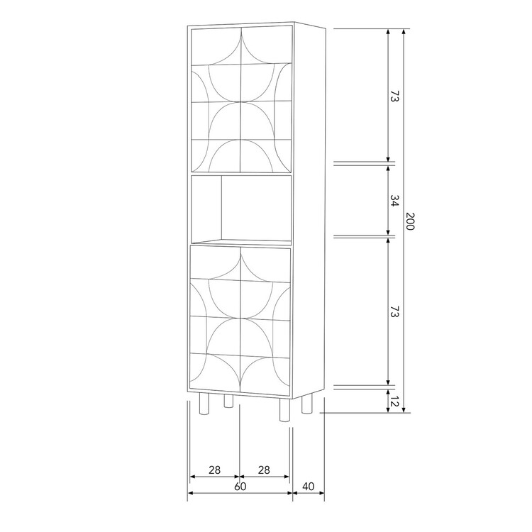 Draw Mango Wood High Cabinet from Accessories for the Home Draw Mango Wood High Cabinet from Accessories for the Home