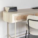 Amaya Rattan & Iron 2 Drawer Console Table from Accessories for the Home