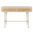 Amaya Rattan & Iron 2 Drawer Console Table from Accessories for the Home