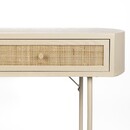 Amaya Rattan & Iron 2 Drawer Console Table from Accessories for the Home