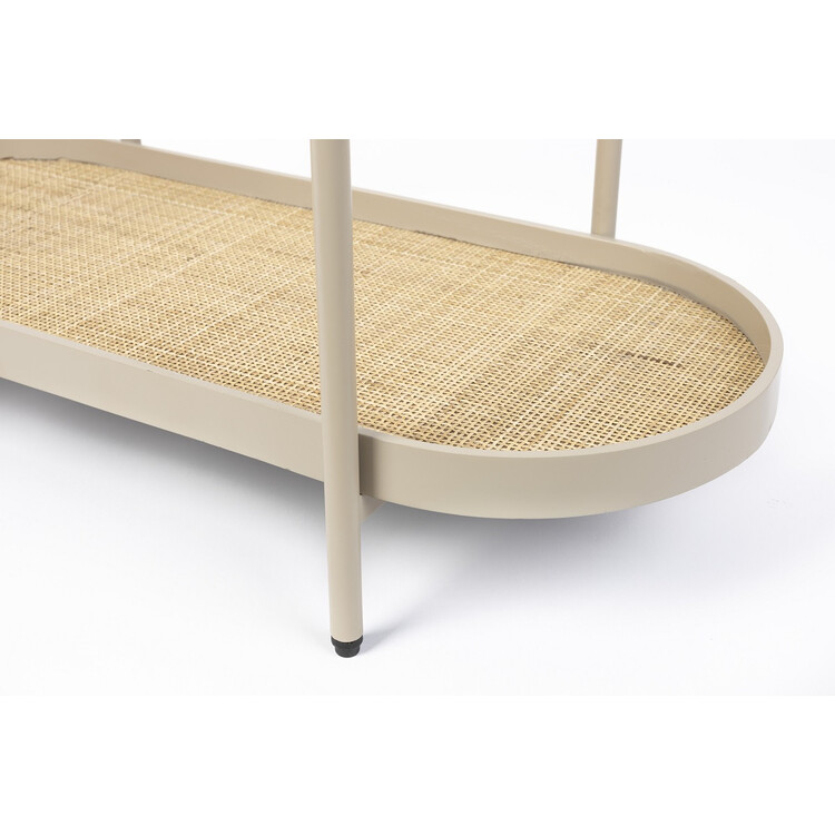 Amaya Rattan & Iron Console Table from Accessories for the Home