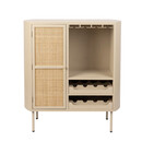 Amaya Rattan & Iron Wine Cabinet from Accessories for the Home