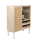 Amaya Rattan & Iron Wine Cabinet from Accessories for the Home