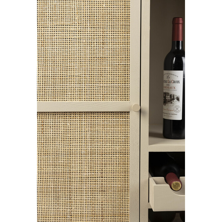 Amaya Rattan & Iron Wine Cabinet from Accessories for the Home