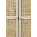 Amaya Rattan & Iron 2 Door Cabinet from Accessories for the Home