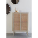 Amaya Rattan & Iron 2 Door Cabinet from Accessories for the Home