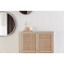 Amaya Rattan & Iron 2 Door Cabinet from Accessories for the Home
