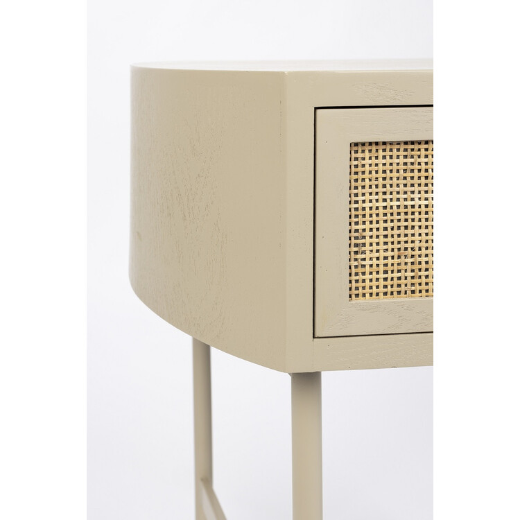 Amaya Rattan & Iron Side Table from Accessories for the Home