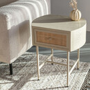 Amaya Rattan & Iron Side Table from Accessories for the Home