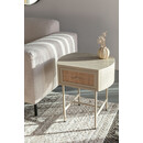 Amaya Rattan & Iron Side Table from Accessories for the Home