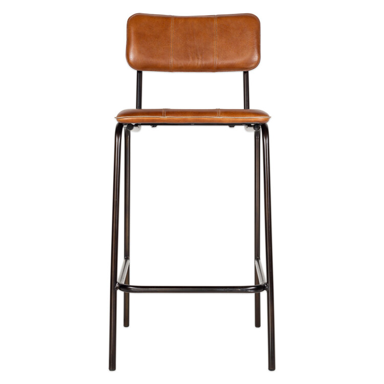 Ukari Leather Counter Chair from Accessories for the Home Ukari Leather Counter Chair from Accessories for the Home
