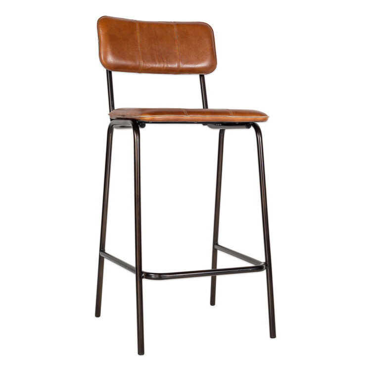Ukari Leather Counter Chair from Accessories for the Home Ukari Leather Counter Chair from Accessories for the Home