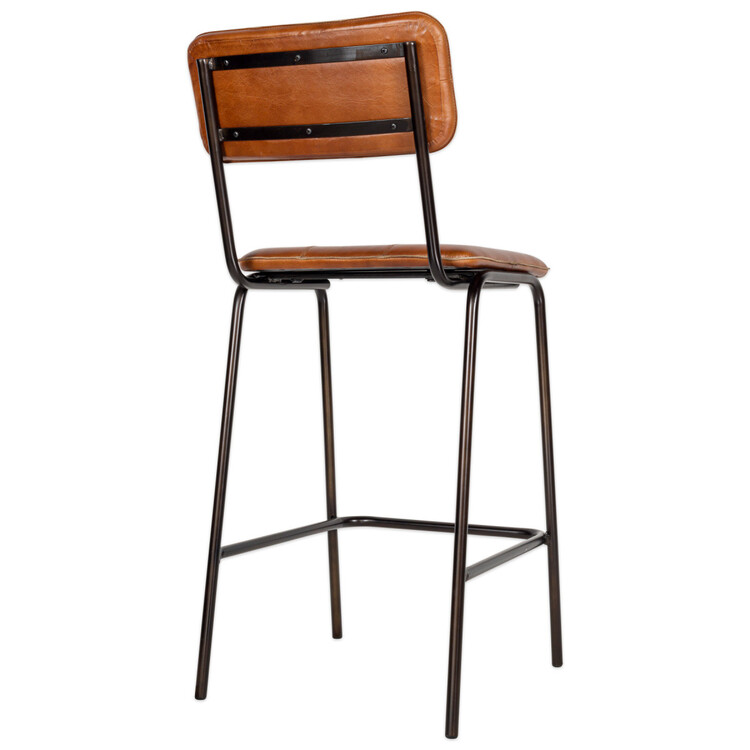 Ukari Leather Counter Chair from Accessories for the Home Ukari Leather Counter Chair from Accessories for the Home