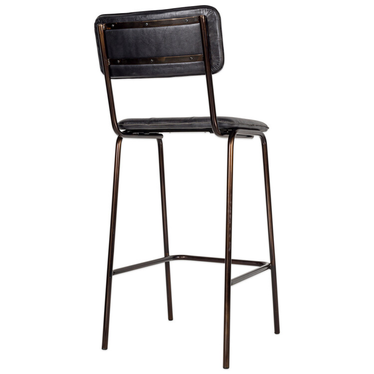 Ukari Leather Counter Chair from Accessories for the Home Ukari Leather Counter Chair from Accessories for the Home
