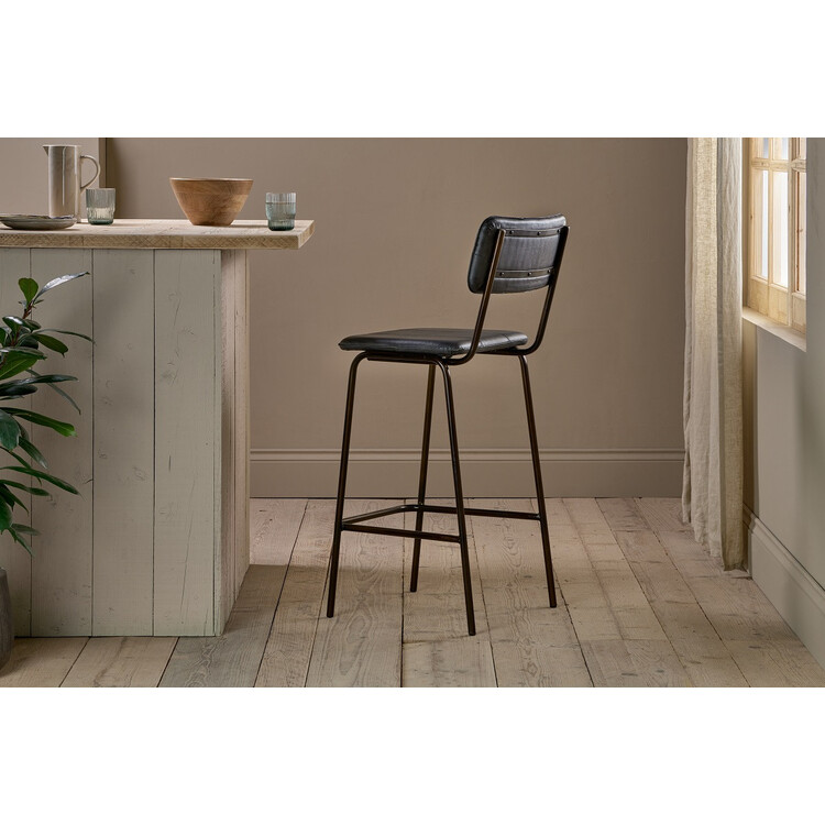 Ukari Leather Counter Chair from Accessories for the Home Ukari Leather Counter Chair from Accessories for the Home